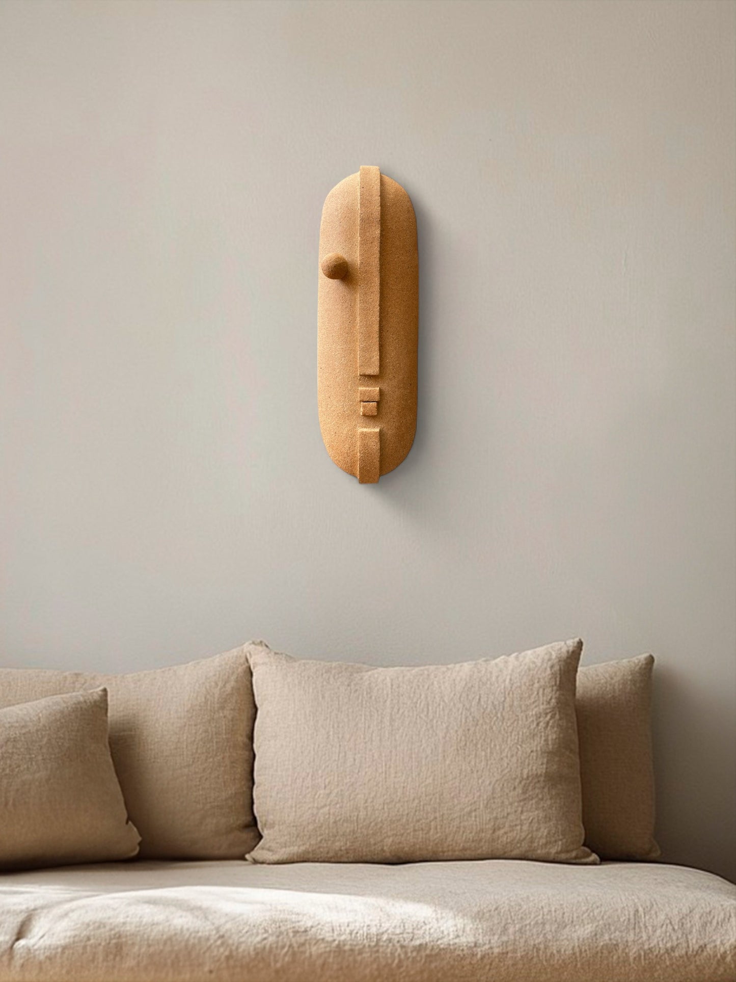 Terracotta Ceramic Mask | TL41