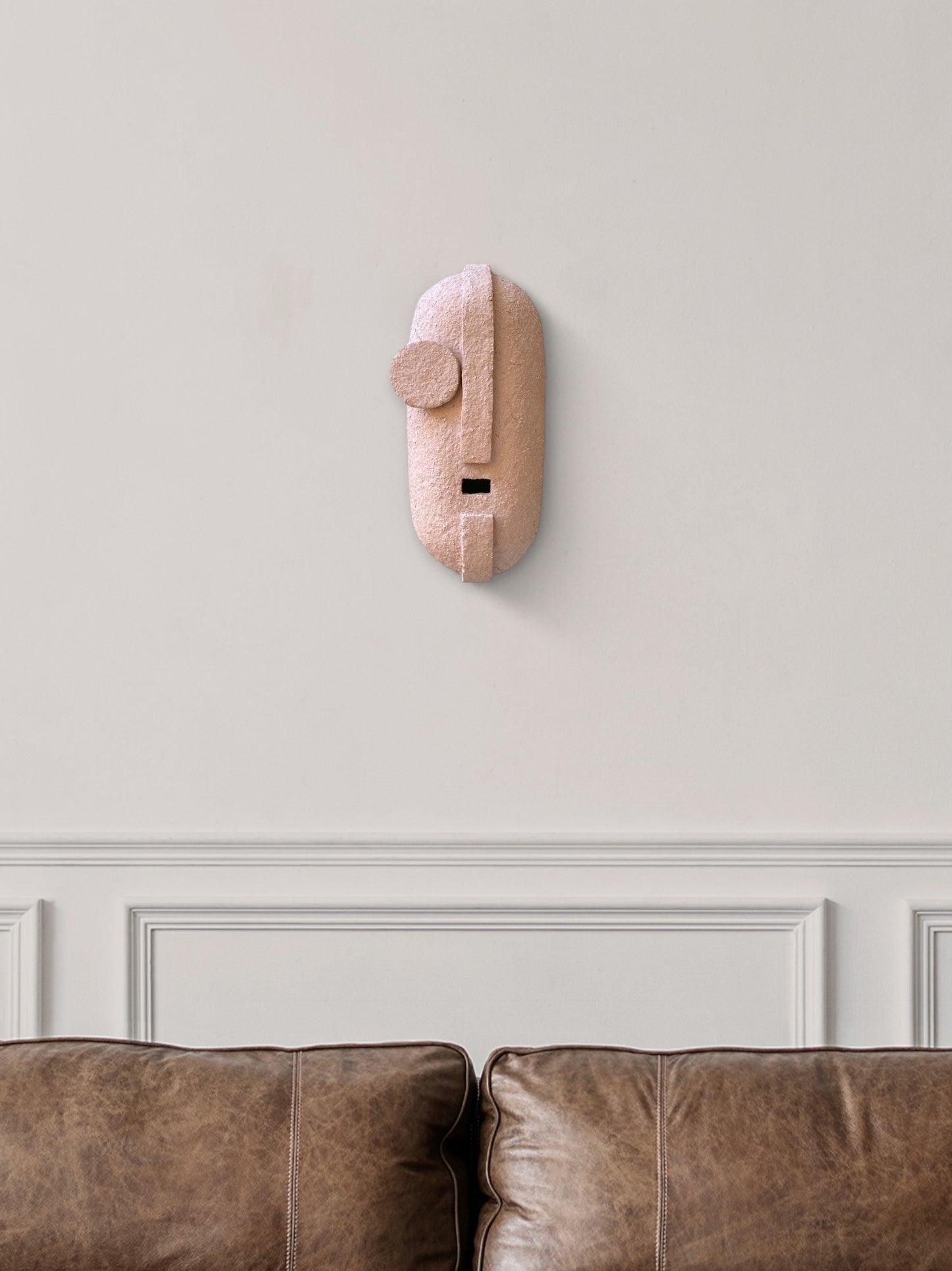 Terracotta Ceramic Mask | M75