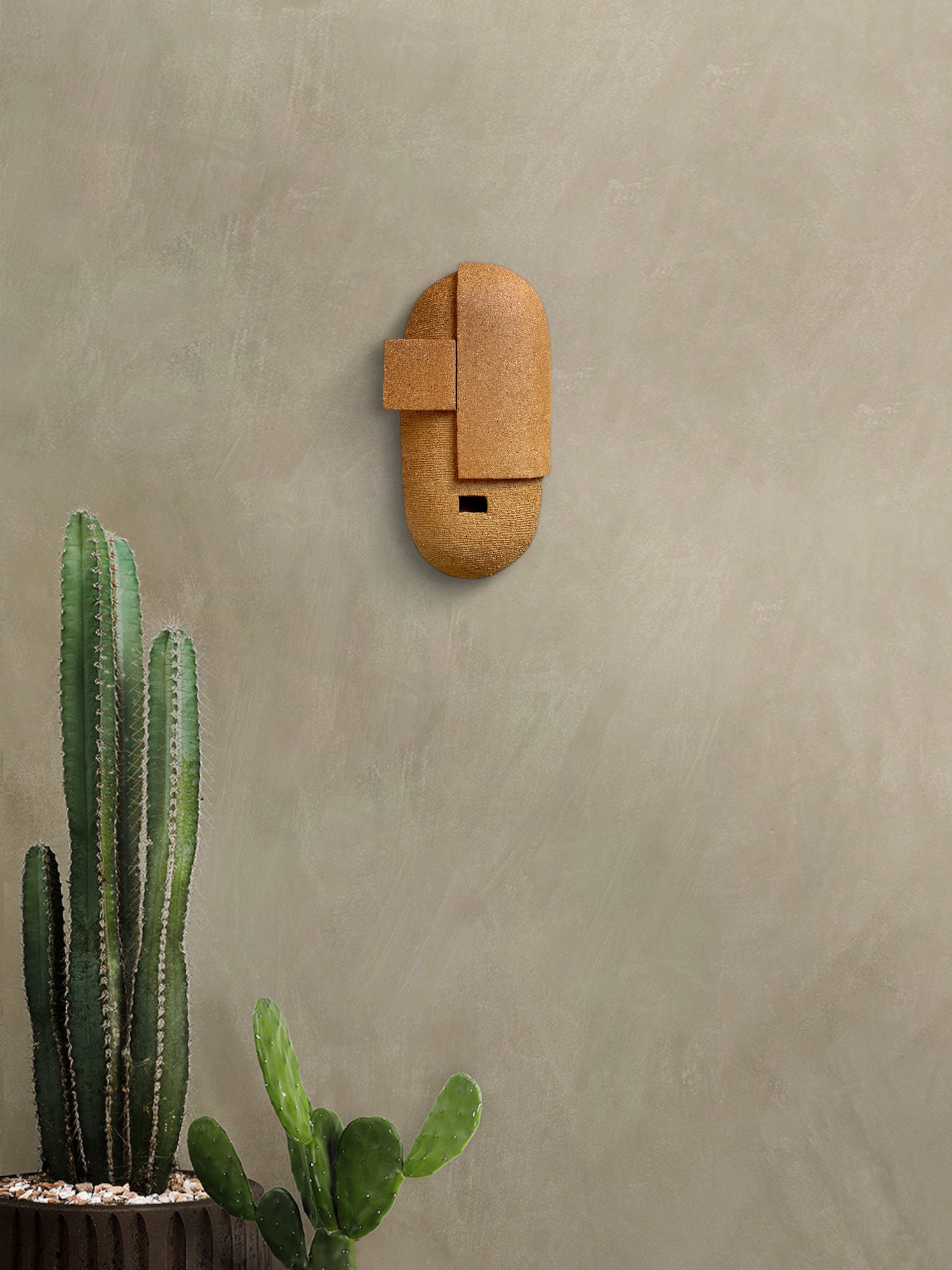 Terracotta Ceramic Mask | TM77