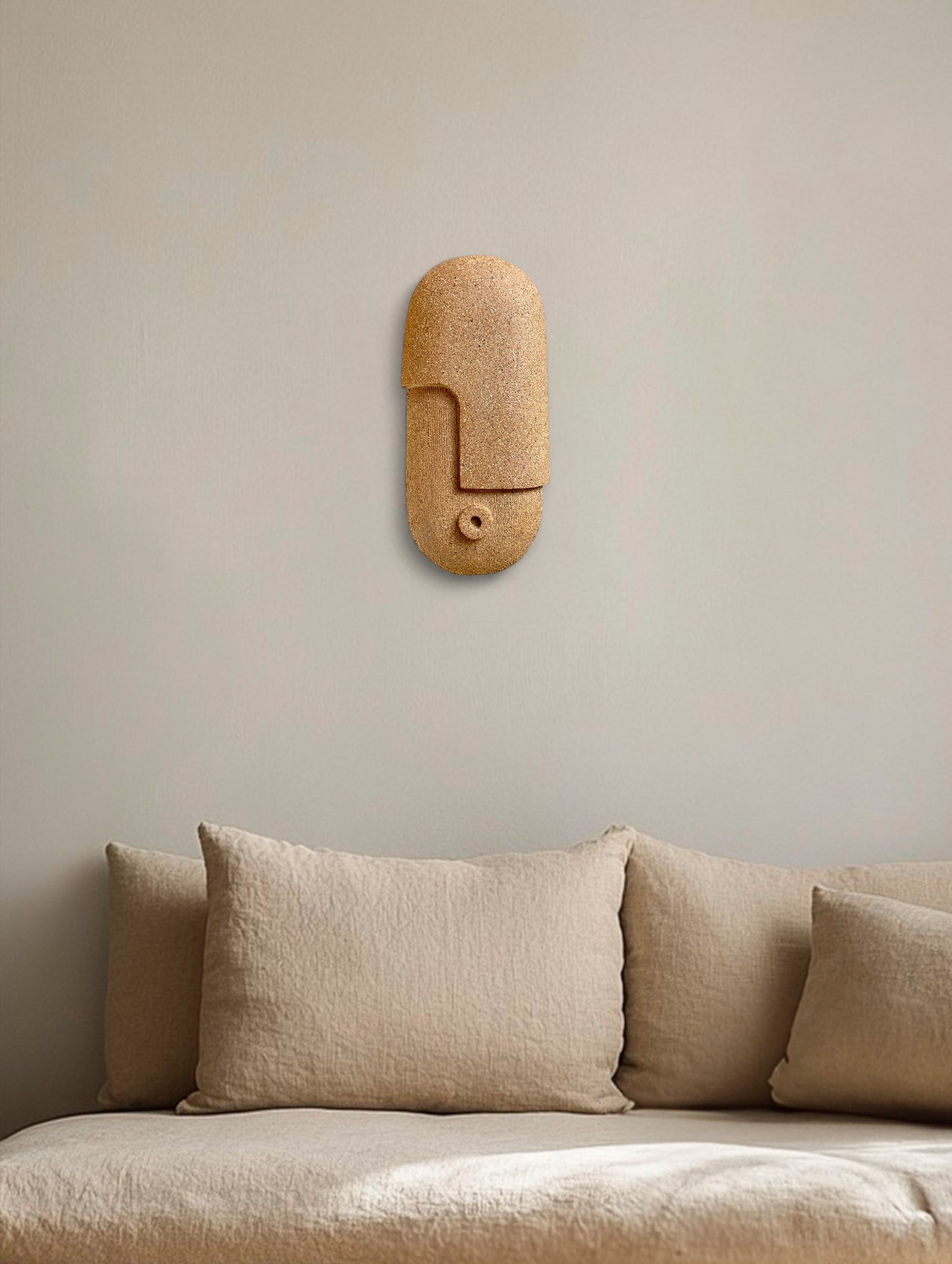 Terracotta Ceramic Mask | TM84