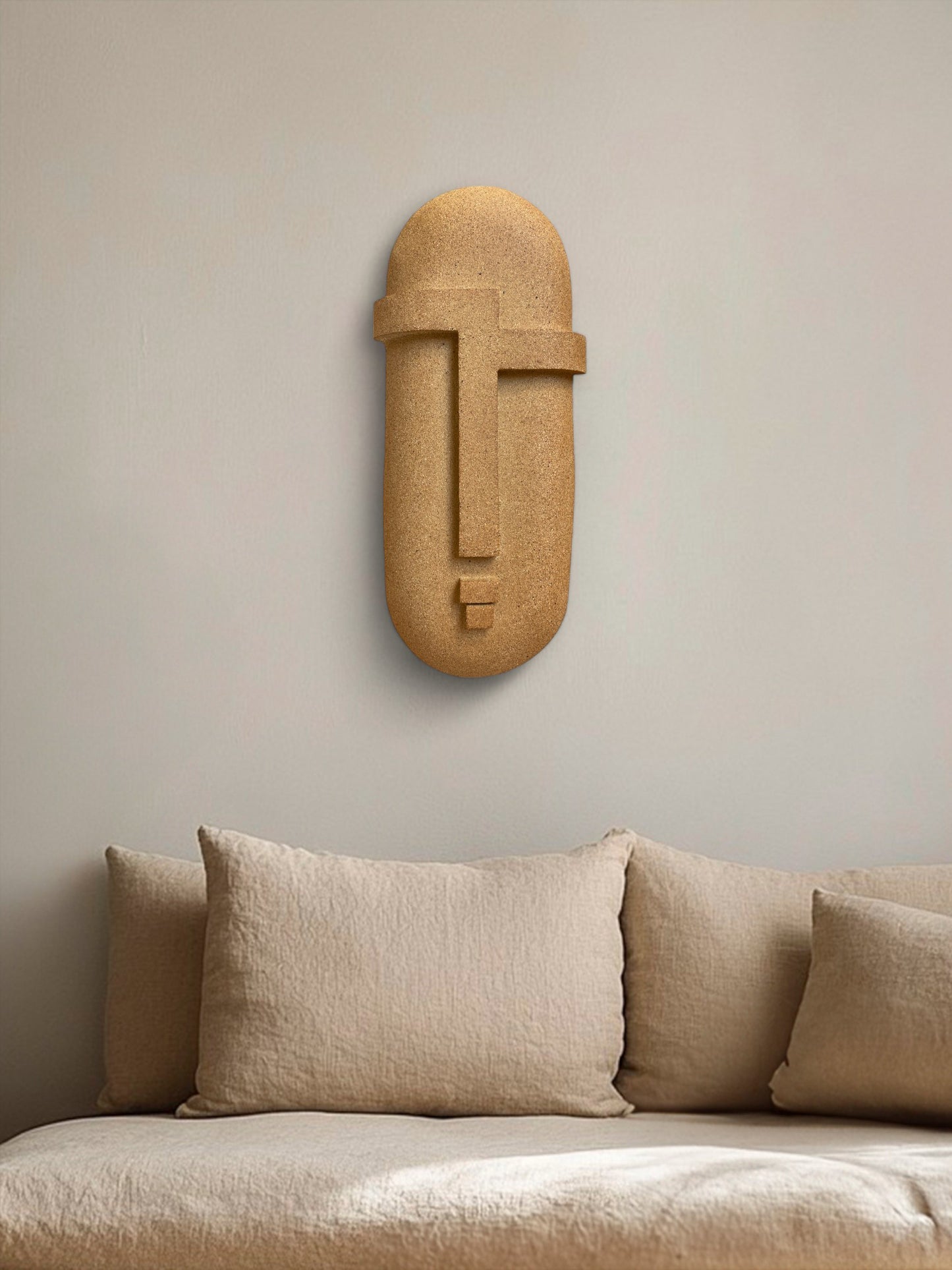 Terracotta Ceramic Mask | TXL28