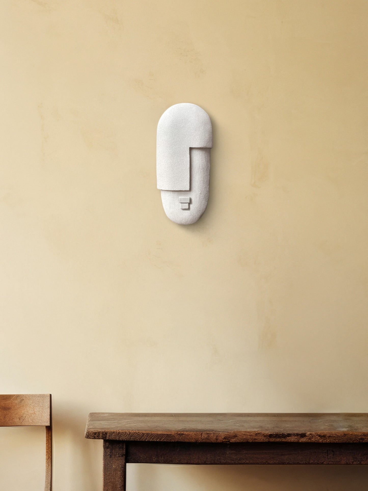 White Ceramic Mask | WM73