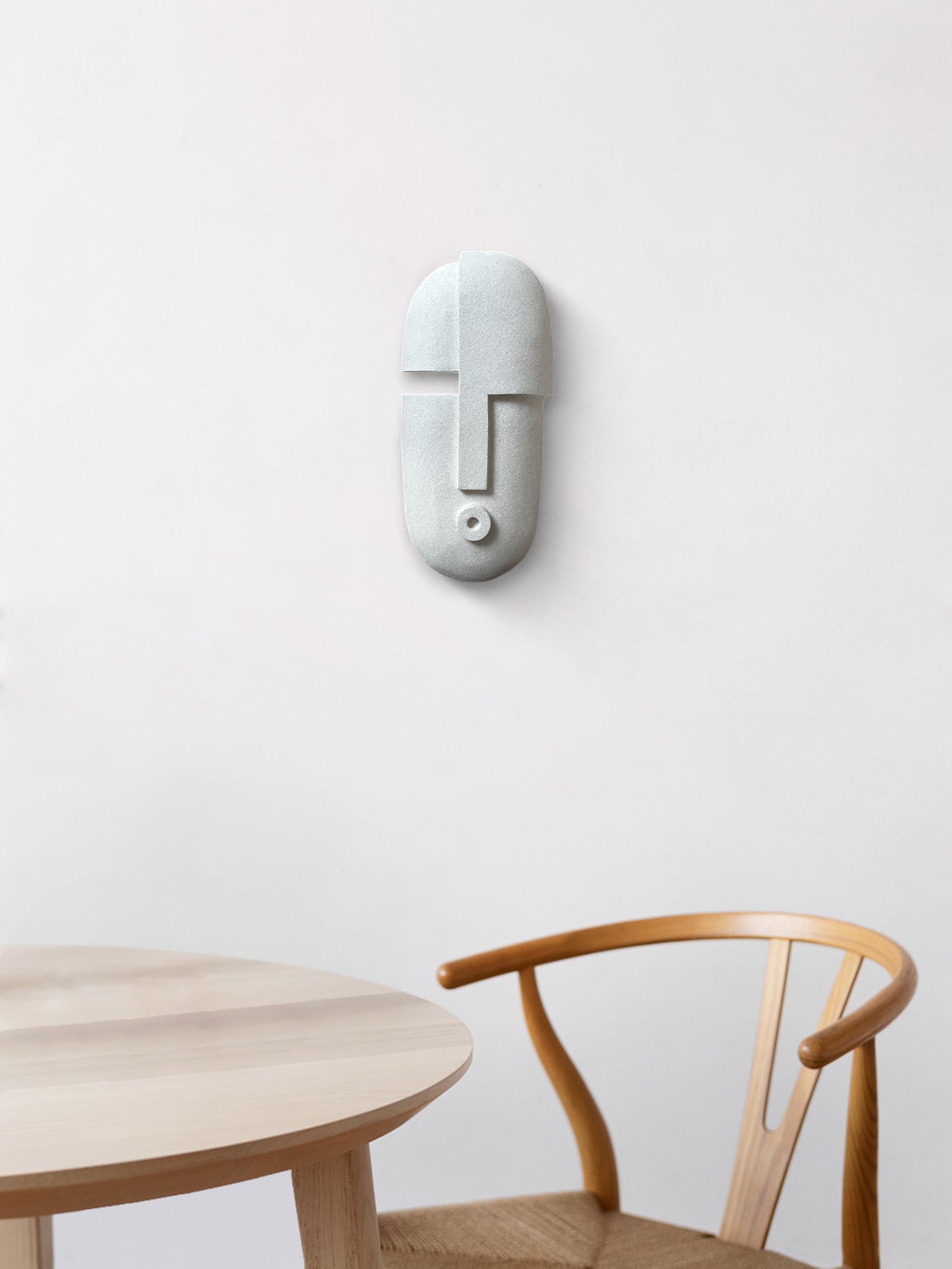 White Ceramic Mask | WM75