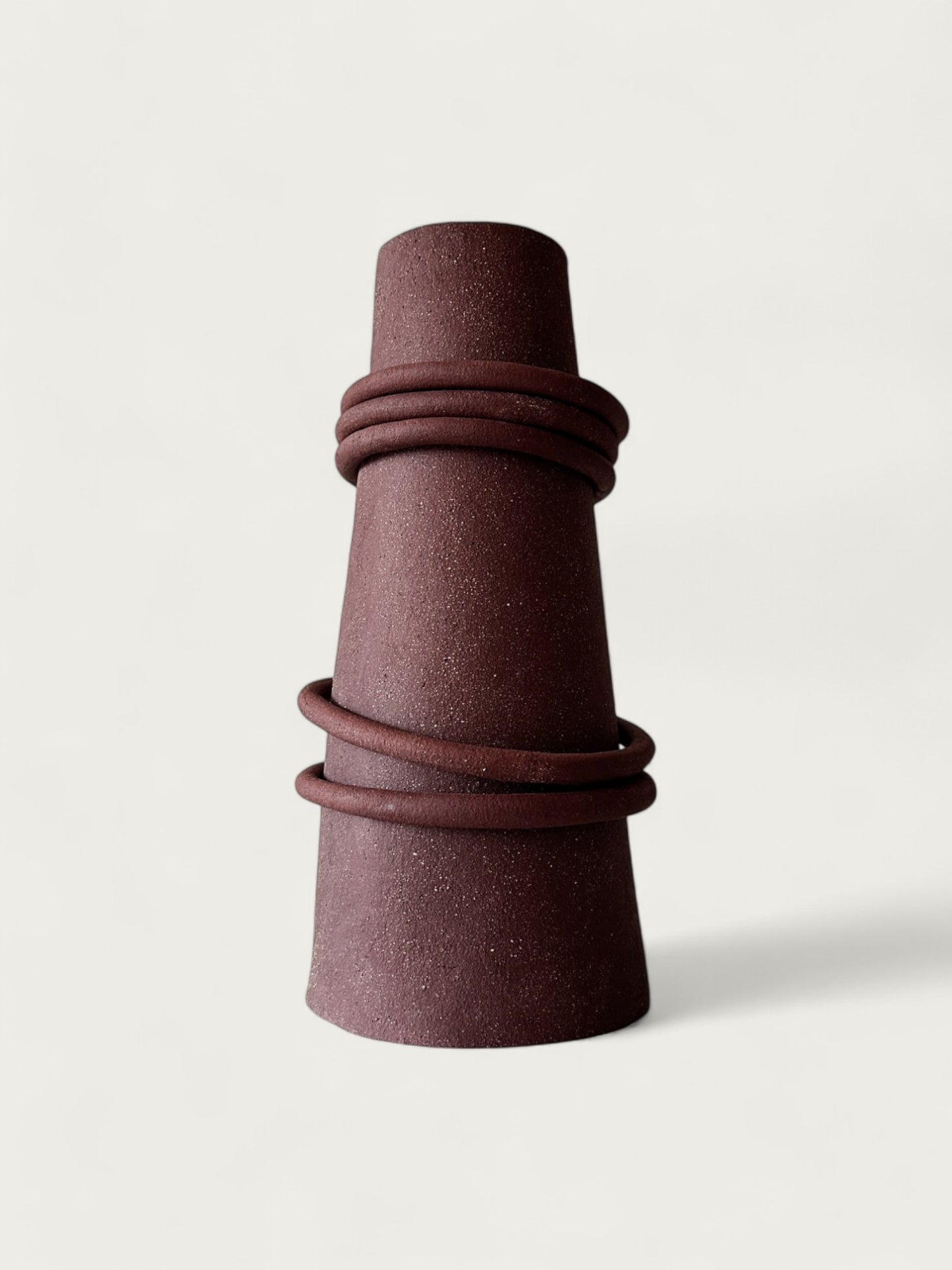 Purple Ring Vase