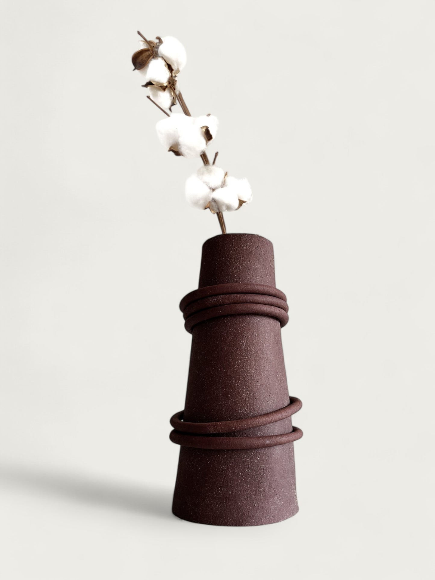 Purple Ring Vase