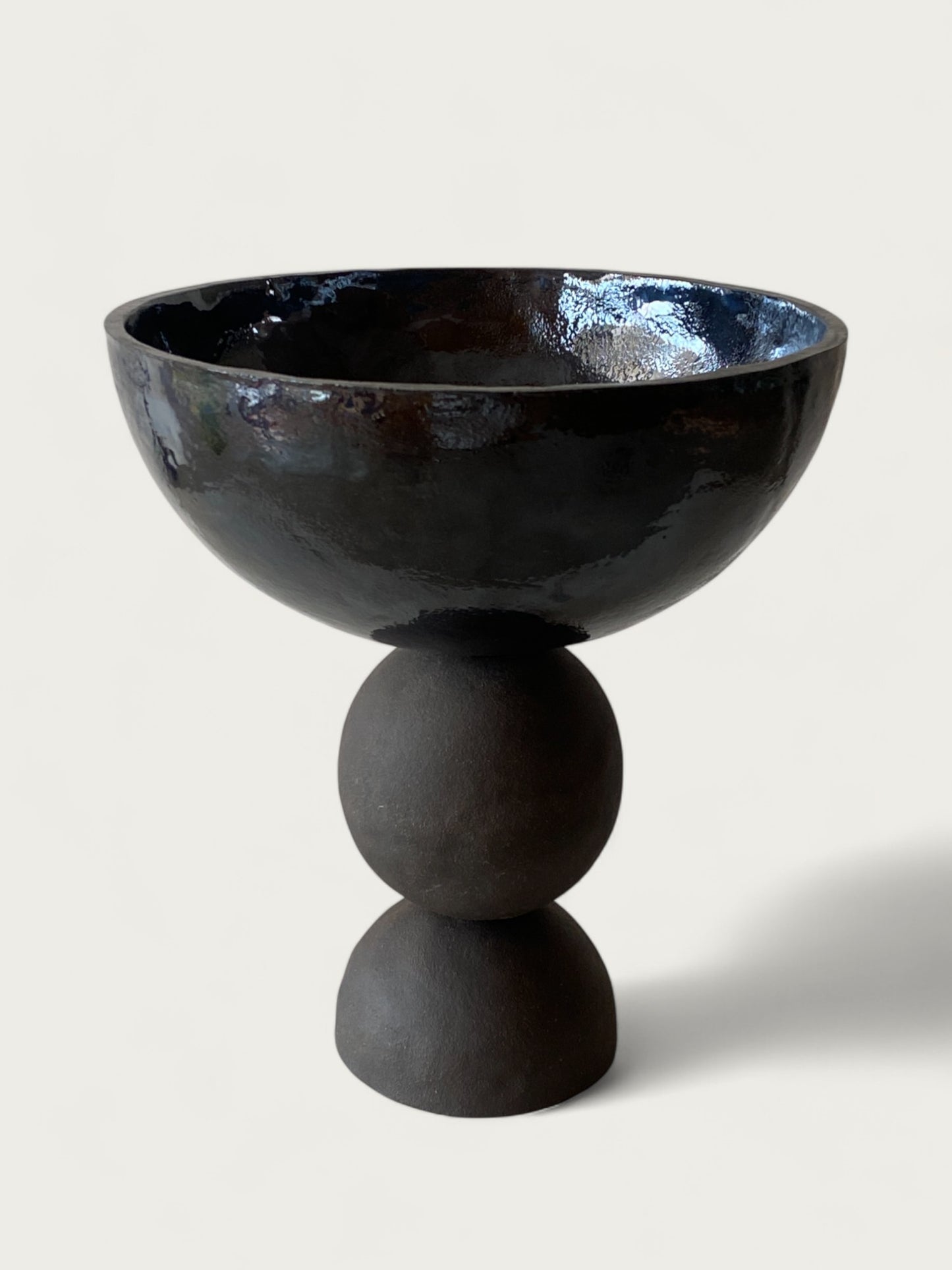 Black Metal Vase