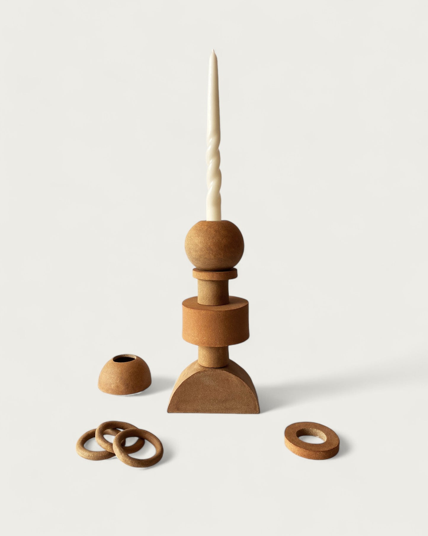 Terracotta Candelabra