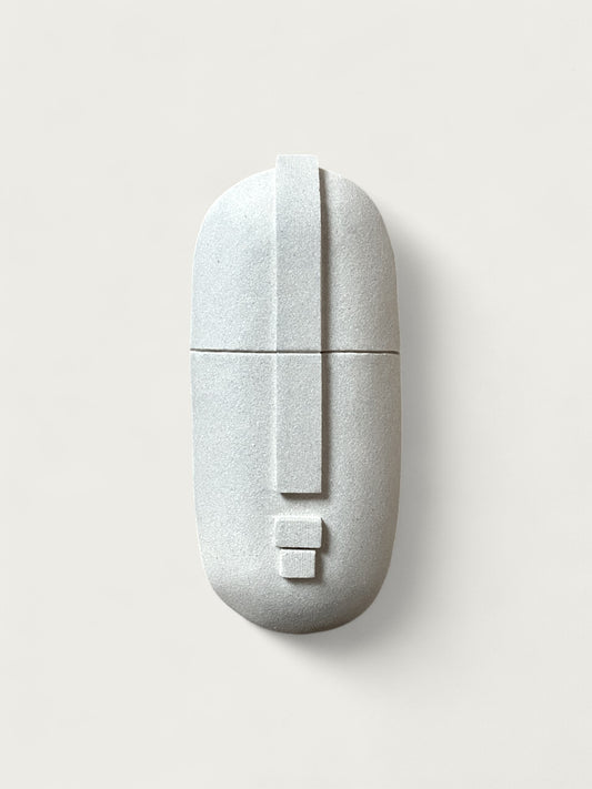 White Ceramic Mask | WM74