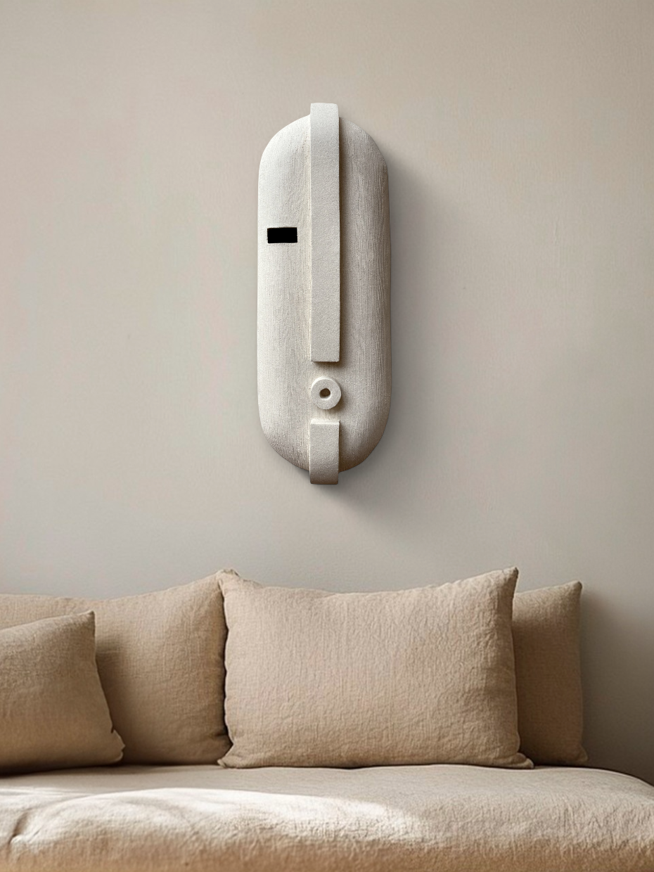 White Ceramic Mask | WXL36